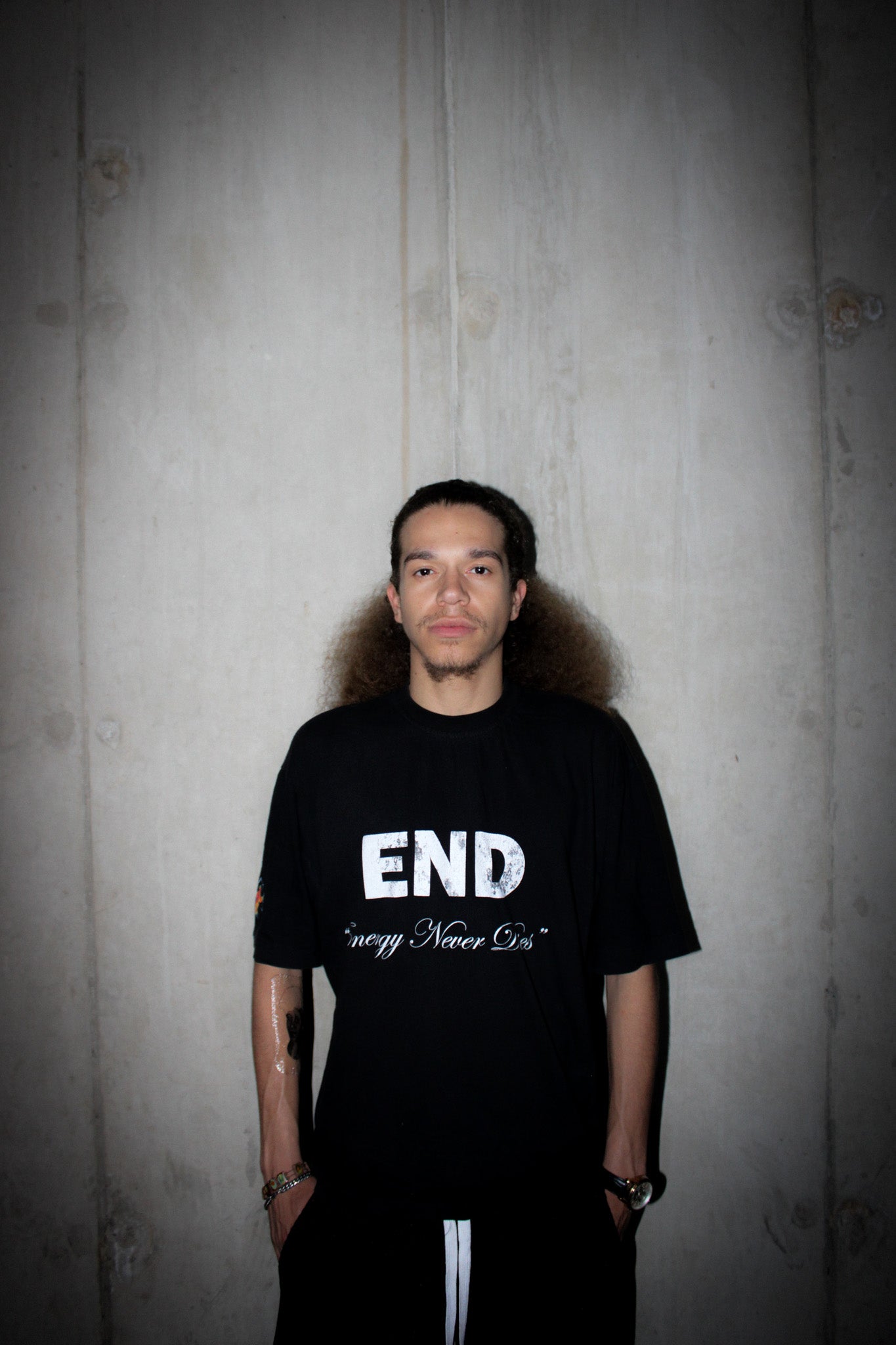 "END" logo tee (black)